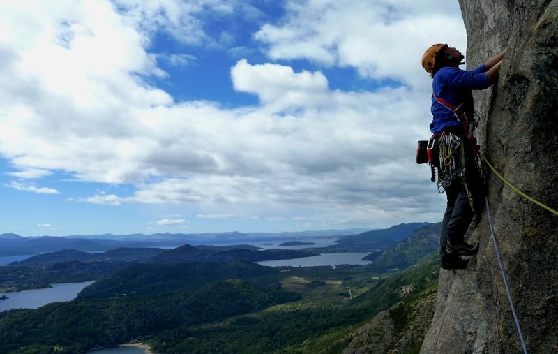 Traditional climbing in Patagonia